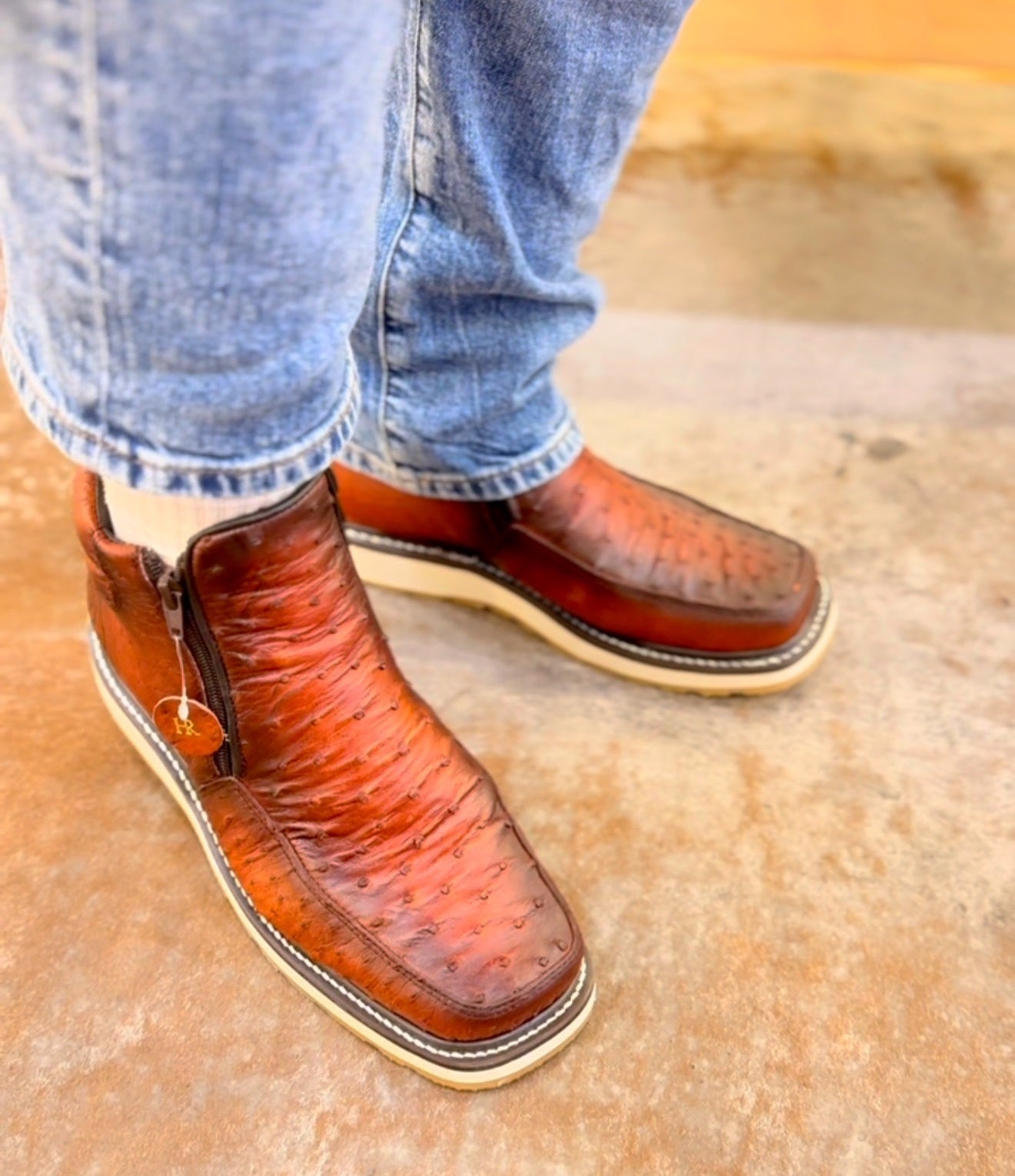 Alaska Ostrich Skin Cowboy Boots(Buy 2 Free Shipping✔️)