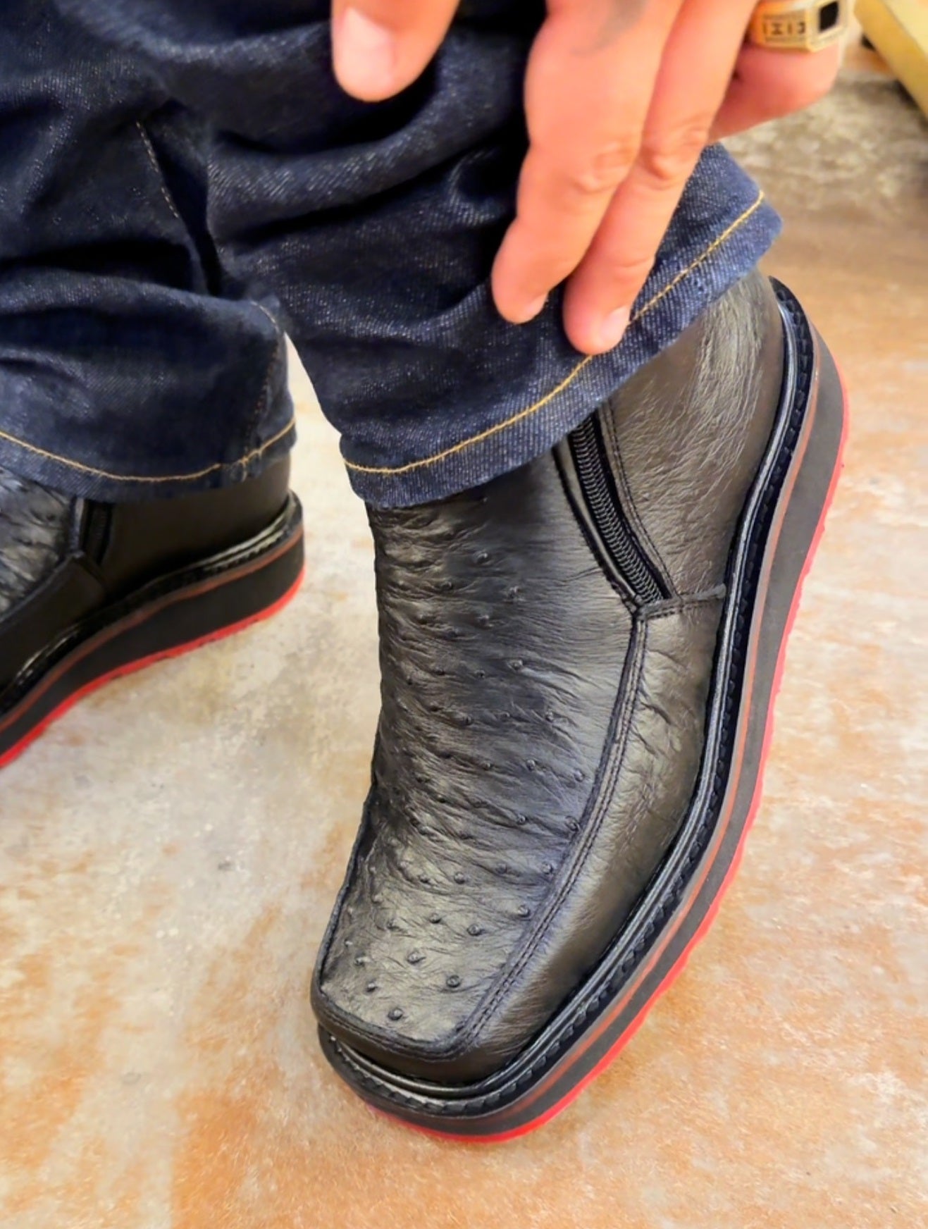 Alaska Ostrich Skin Cowboy Boots(Buy 2 Free Shipping✔️)