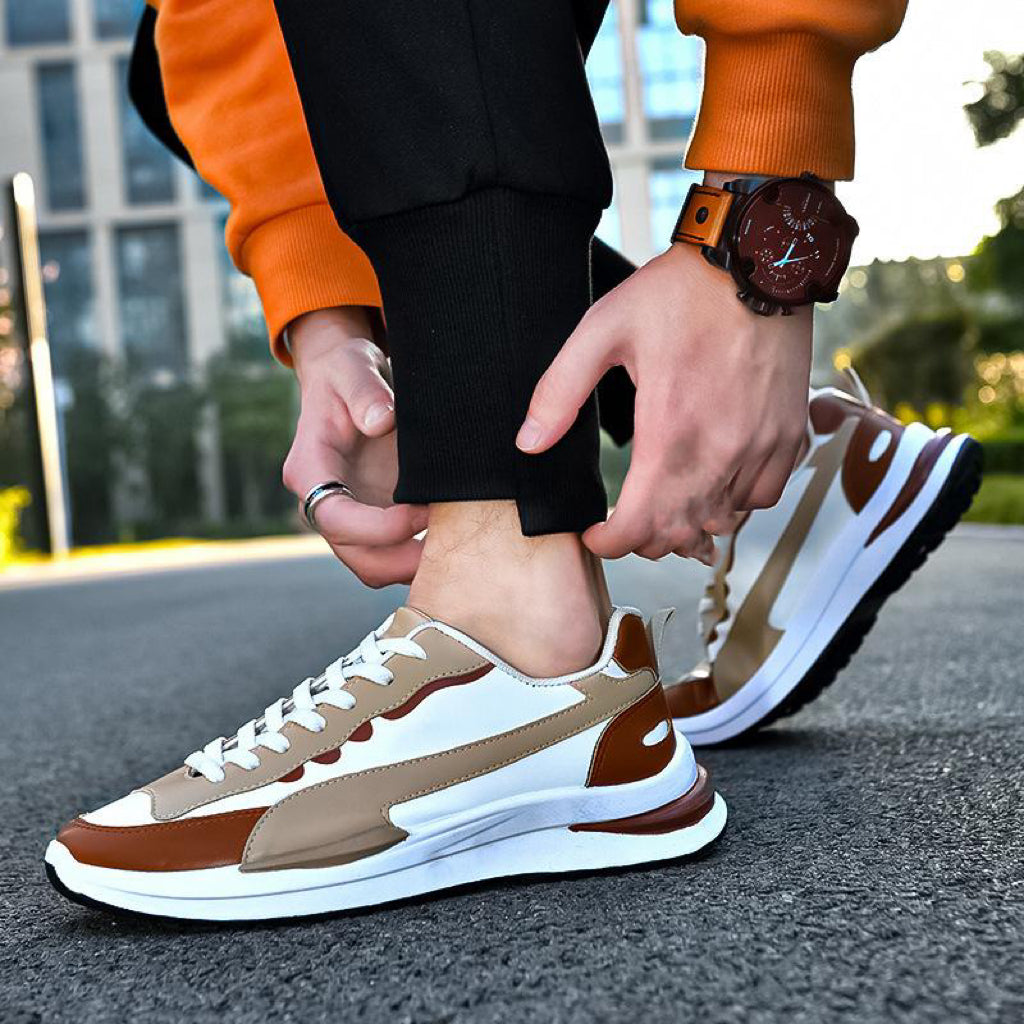 Men's Sneakers Sporty Look Comfort PU Shoes