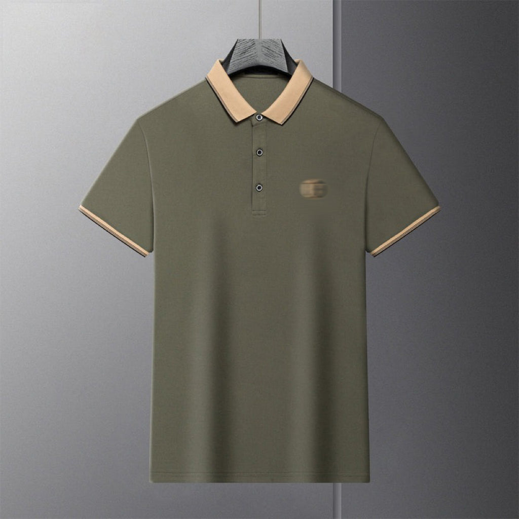 Men's Golf Shirt Waffle Polo Shirt Work Street Polo Collar Classic Short Sleeve Shirt(Buy 2 Get Free Shipping✔️)