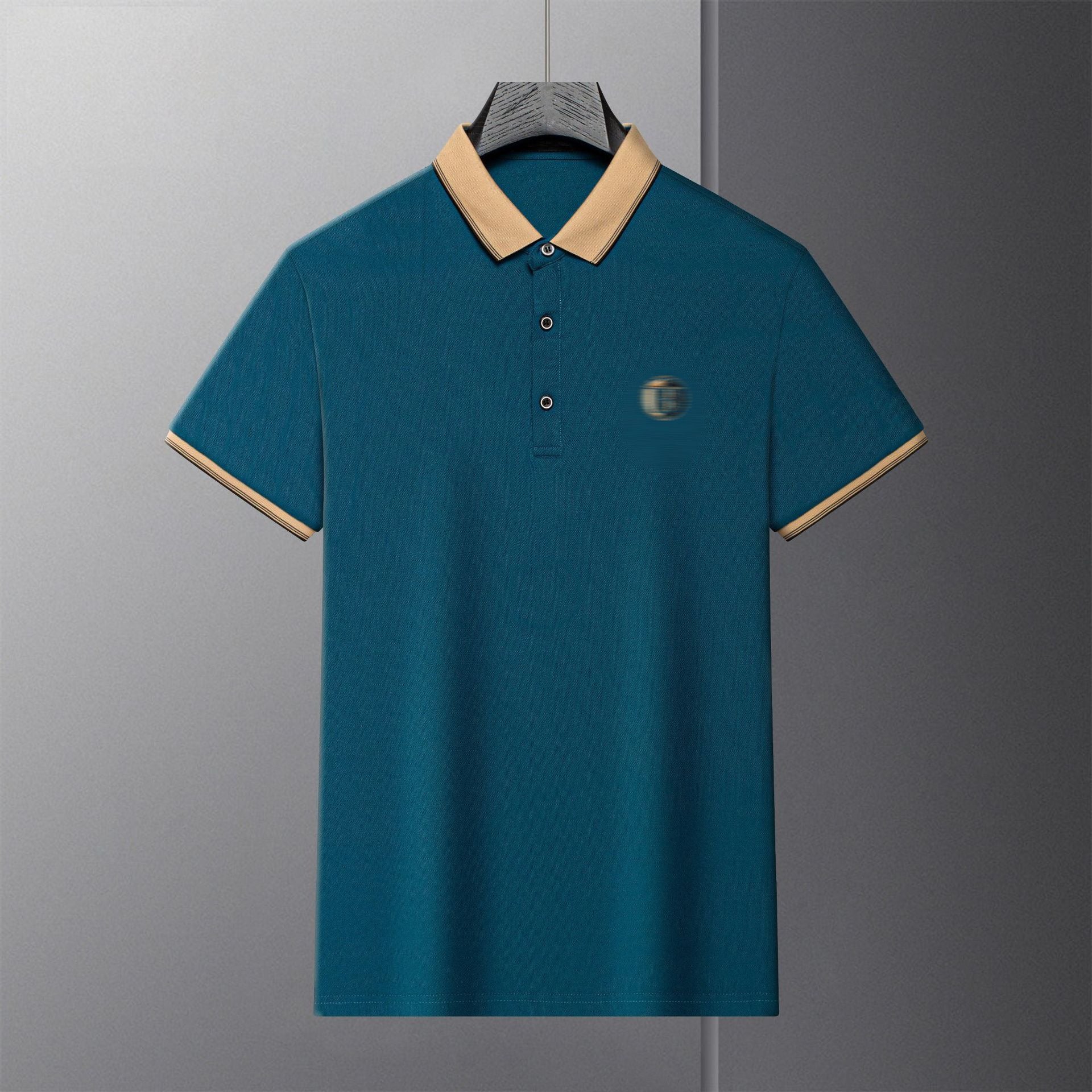Men's Golf Shirt Waffle Polo Shirt Work Street Polo Collar Classic Short Sleeve Shirt(Buy 2 Get Free Shipping✔️)