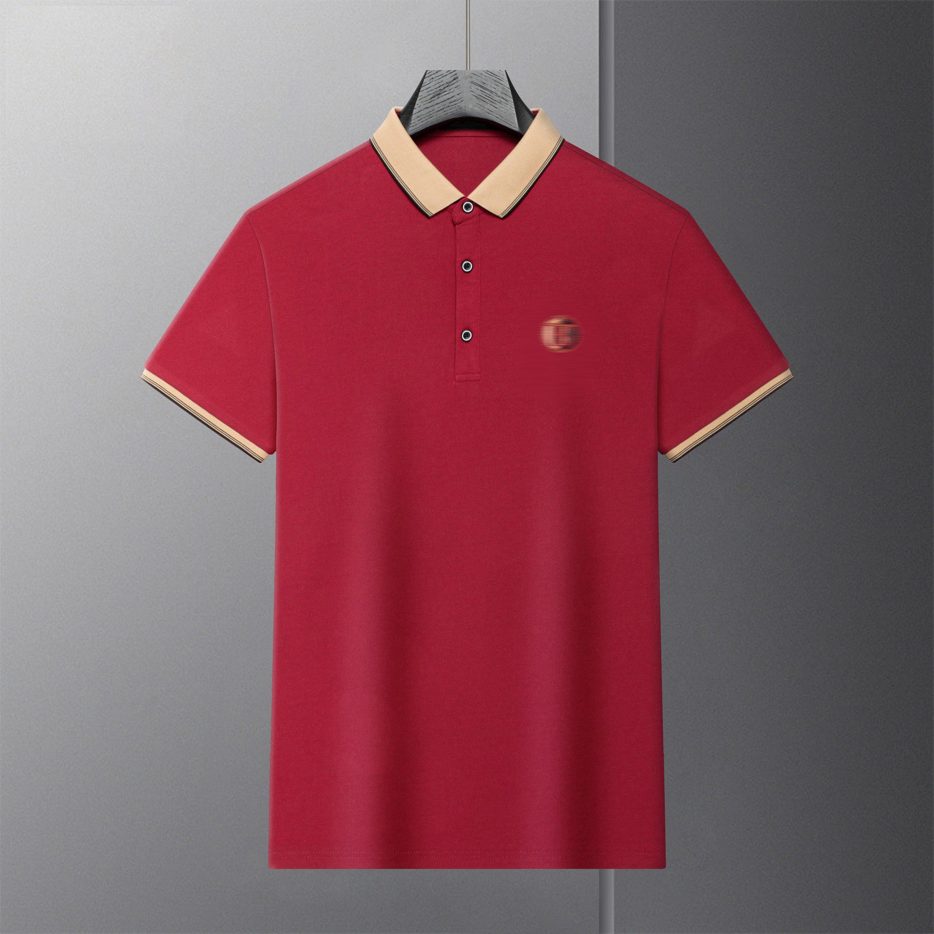 Men's Golf Shirt Waffle Polo Shirt Work Street Polo Collar Classic Short Sleeve Shirt(Buy 2 Get Free Shipping✔️)