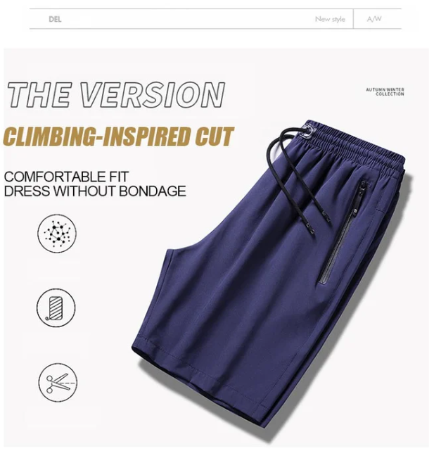 Men's Plus Size Ice Silk Stretch Shorts (Buy 3 Get Free Shipping✔️)