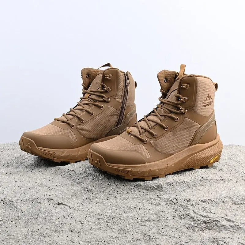 Men's Side-Zip Lace-Up Ankle Boots