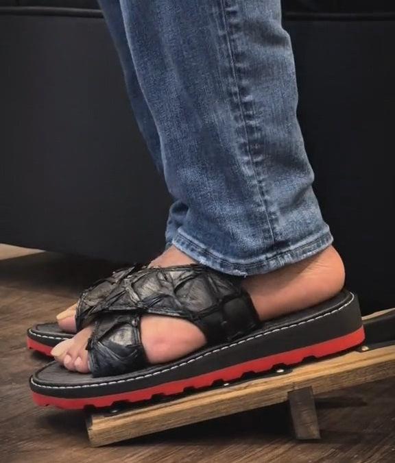 Hand-carved Cowhide Sandals