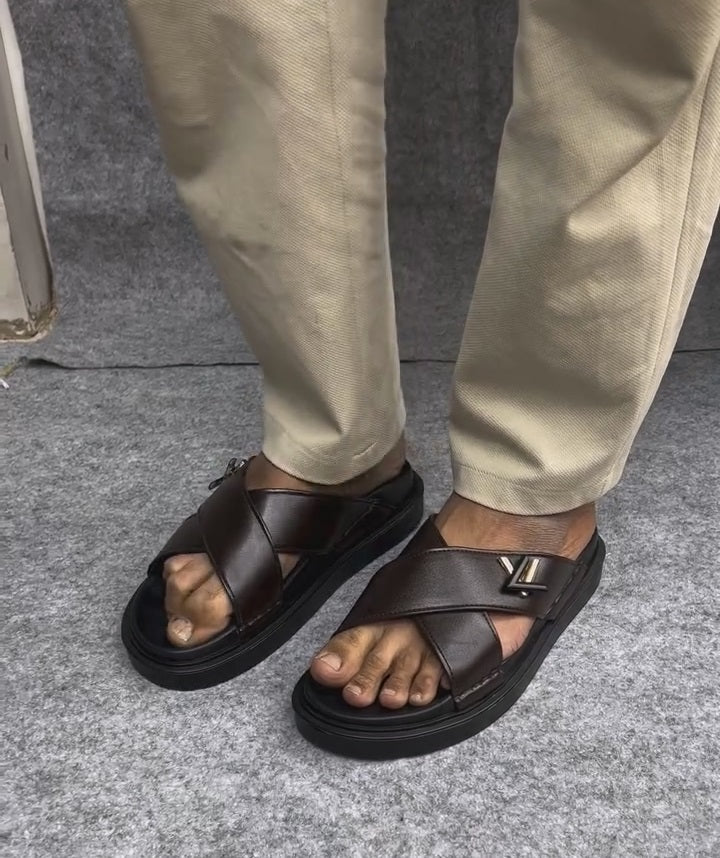 Handmade Cowhide Slippers