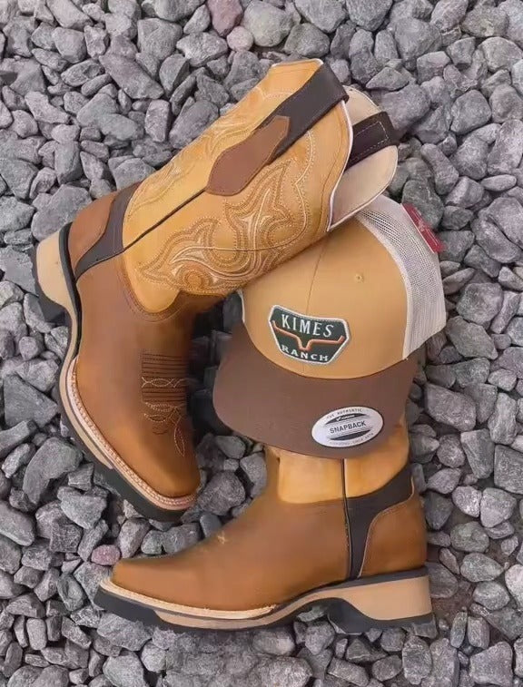 Italian Cowhide Embroidered Knight Boots(Buy 2 Free Shipping✔️)