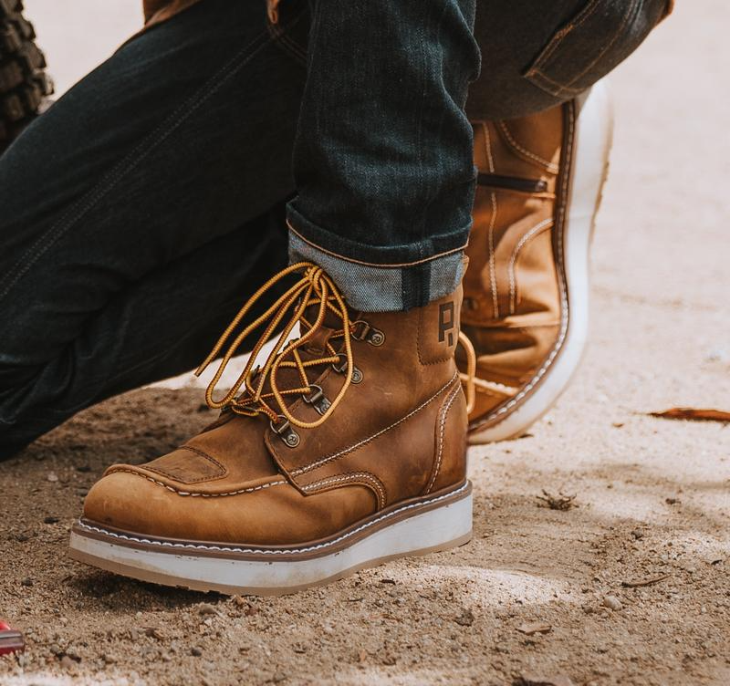 Magnolia Sided Zip Safe Work Boots