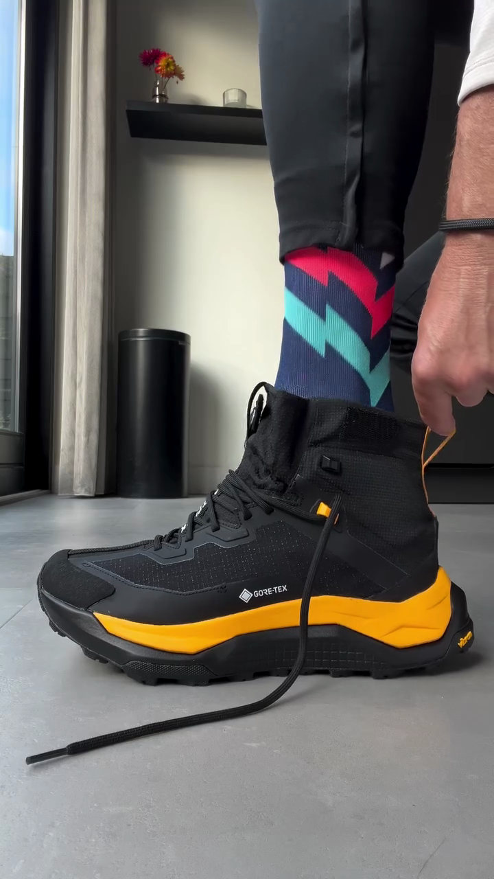 Waterproof Trail Shoes With Secure-Fit Hook-and-Loop Ankle Strap