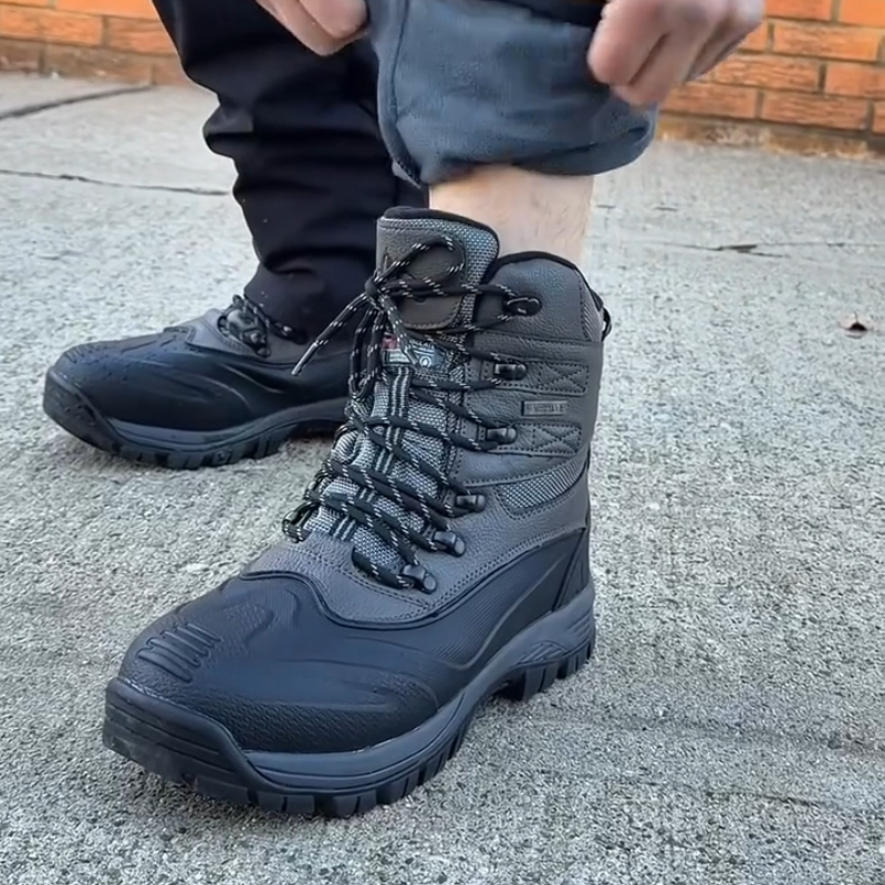 Men's Waterproof Lace-Up Ankle Boots