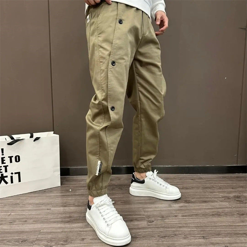 Men's Casual Button Pants