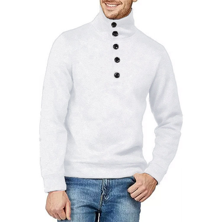 Men's Comfy Turtleneck Pullover Sweatshirt