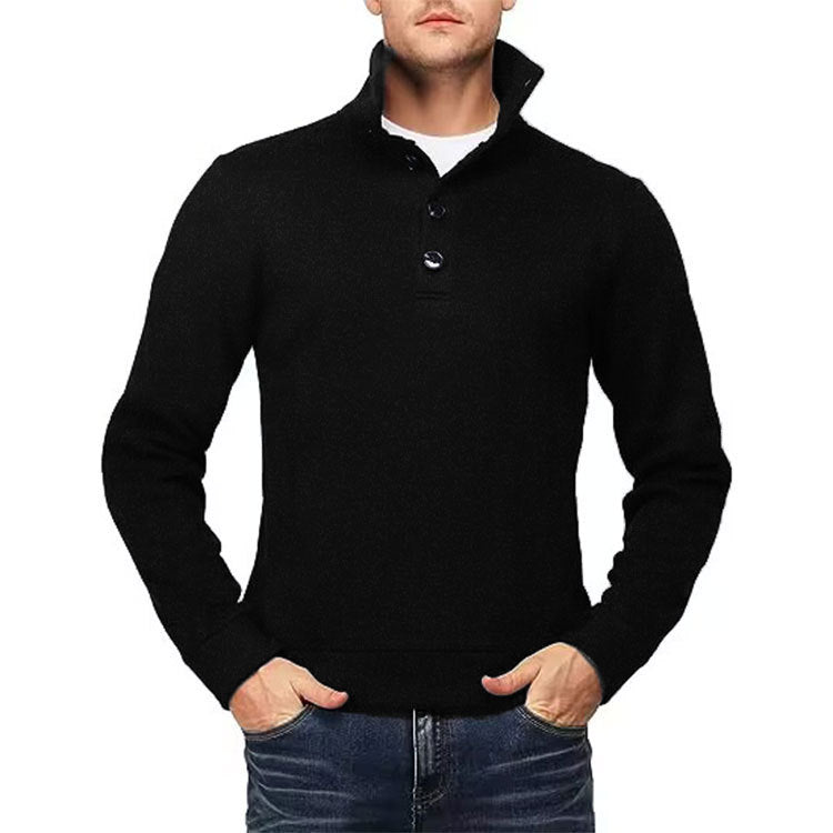 Men's Comfy Turtleneck Pullover Sweatshirt