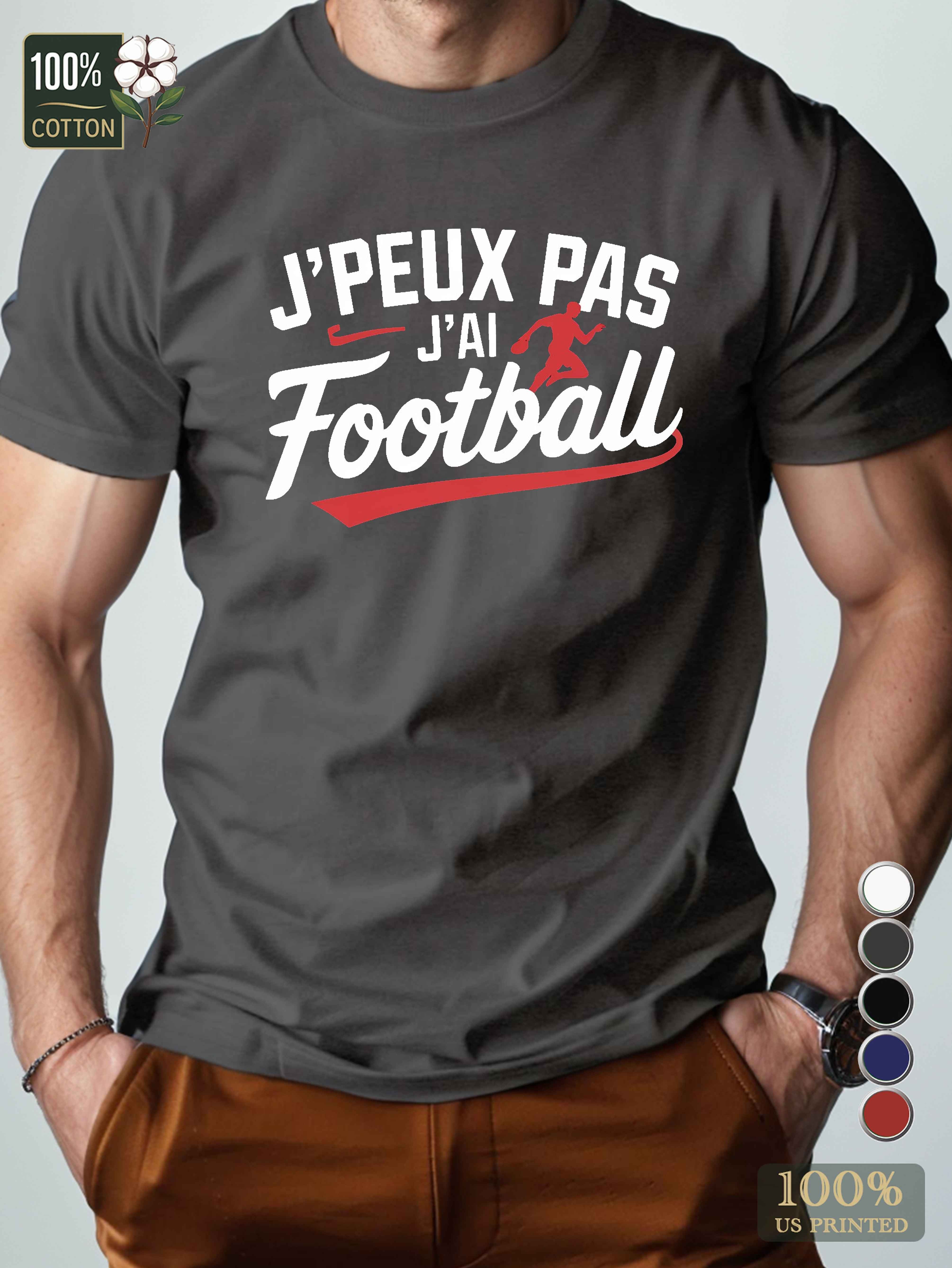 I can t I have football Men's pure cotton Tshirt Comfort Fit