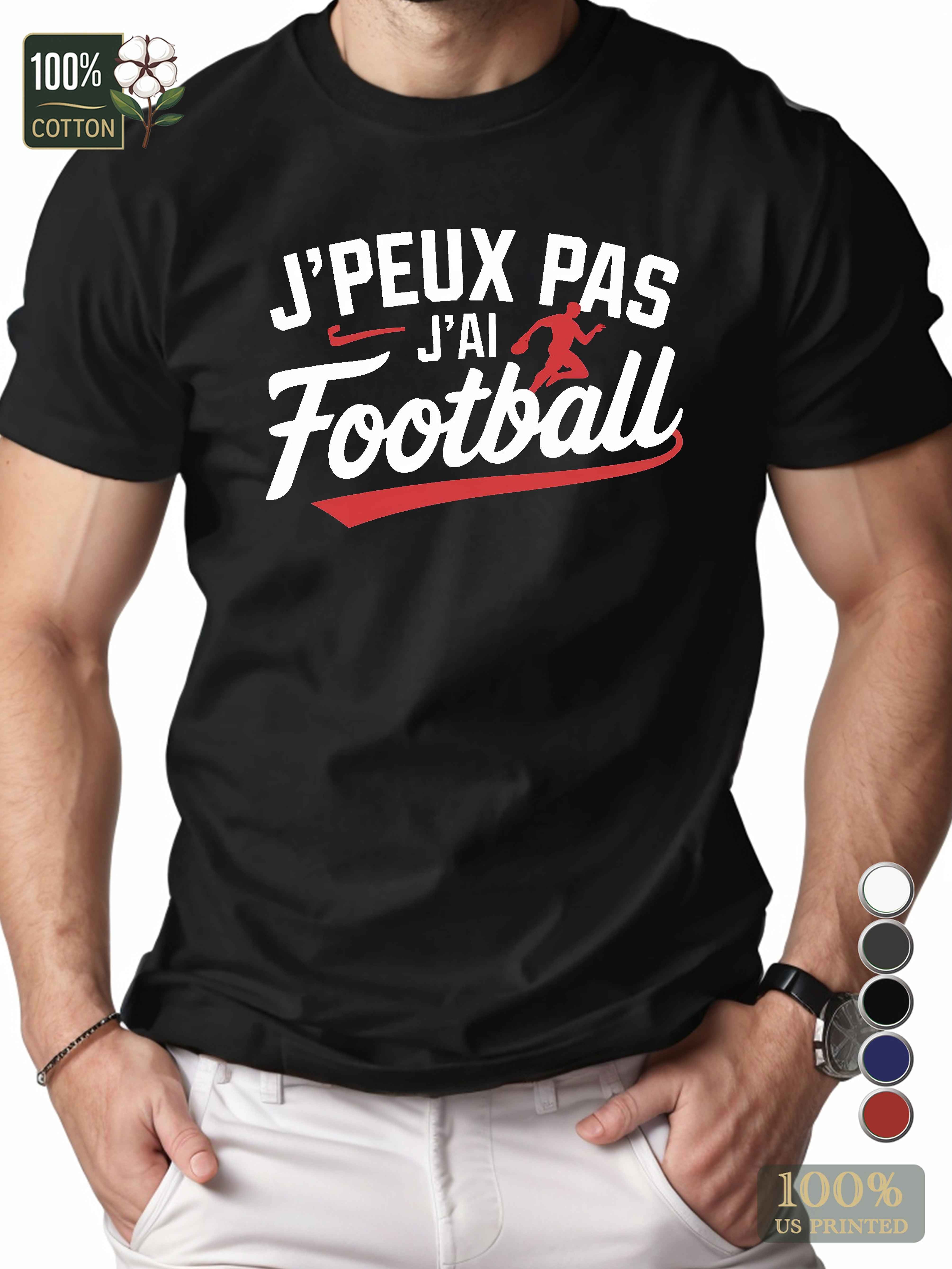 I can t I have football Men's pure cotton Tshirt Comfort Fit