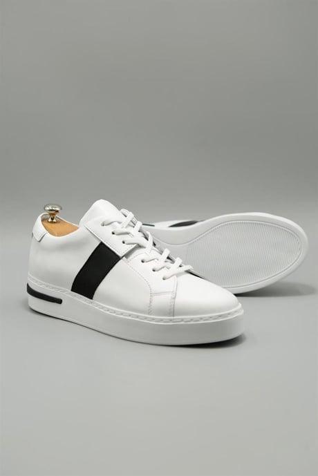 Albert White Men's Leather Shoes