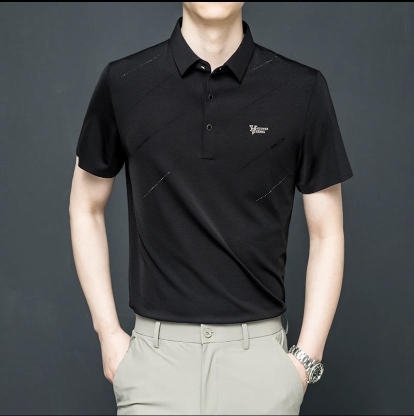Men's Casual Sports Classic Short Sleeve Basic Polo