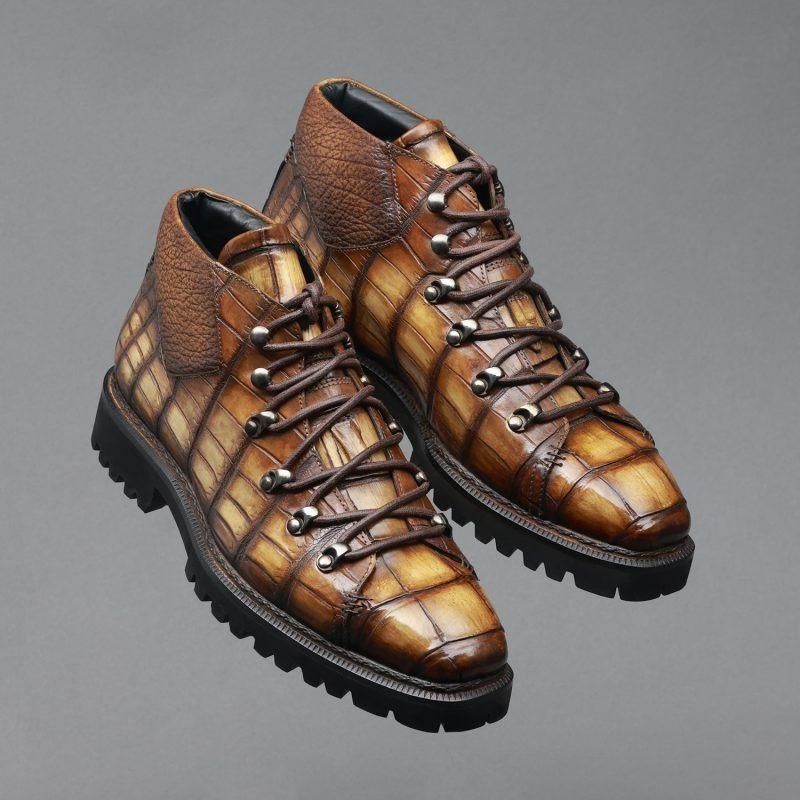 Crocodile Leather Titan Boots