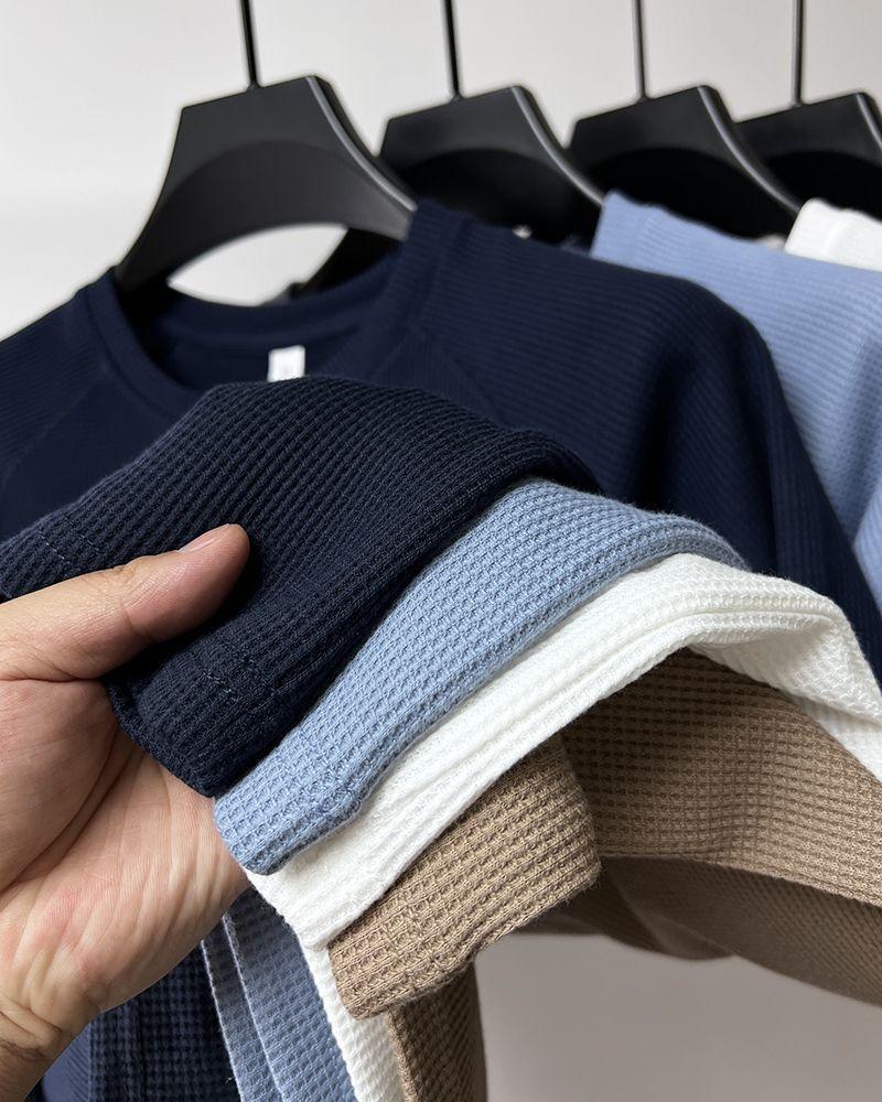 Men's Ice Silk Mesh Round Neck T-Shirt