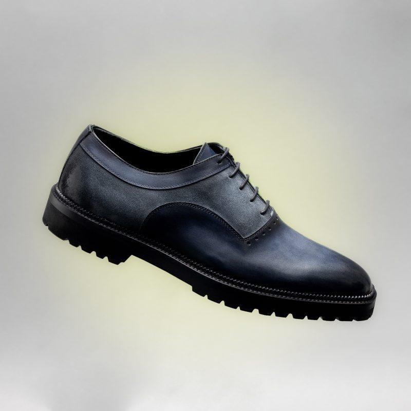 Derby Shoe with Rubber Commando Sole
