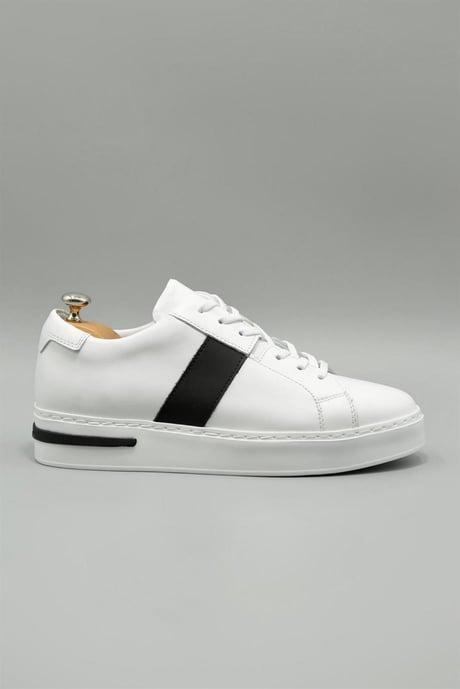 Albert White Men's Leather Shoes
