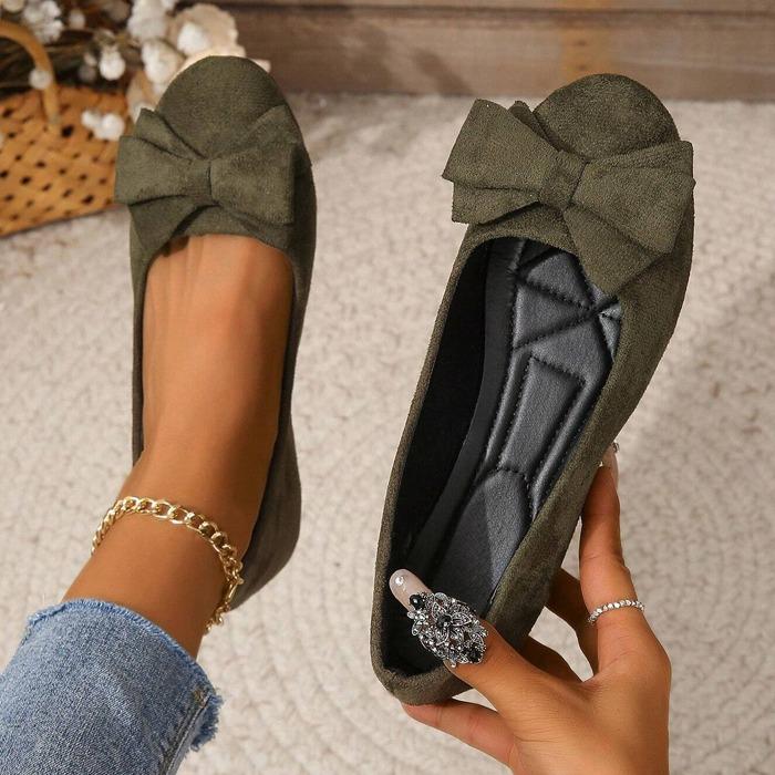 Women's Platform Bow-knot Slip-on Loafers