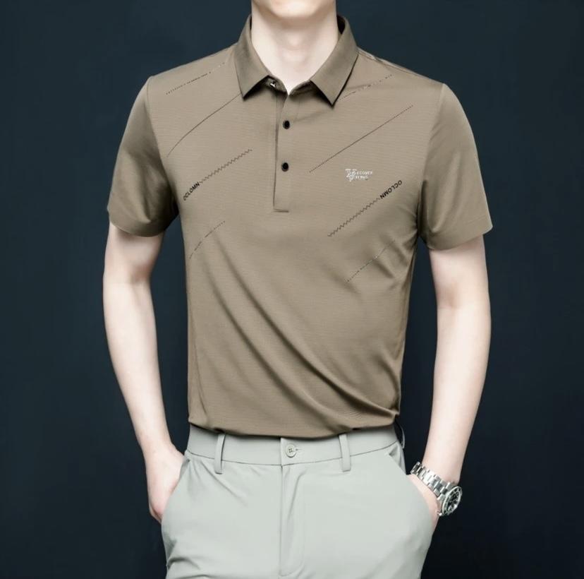 Men's Casual Sports Classic Short Sleeve Basic Polo