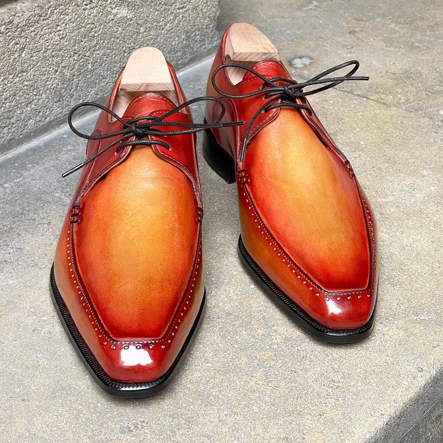 Derby 3 eyelets - Light Tan