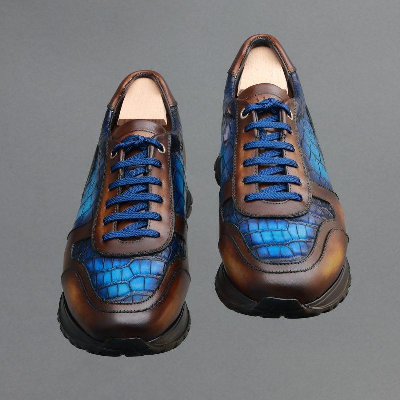 City II Bi-material Sneakers