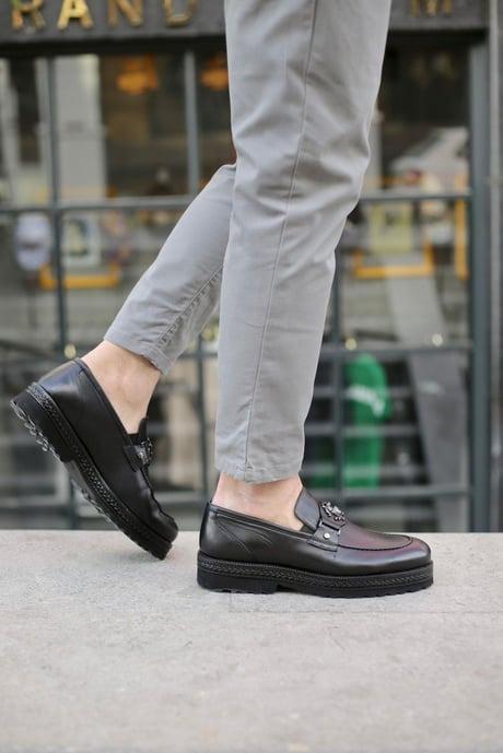 Morgan Black Men's Leather Shoes