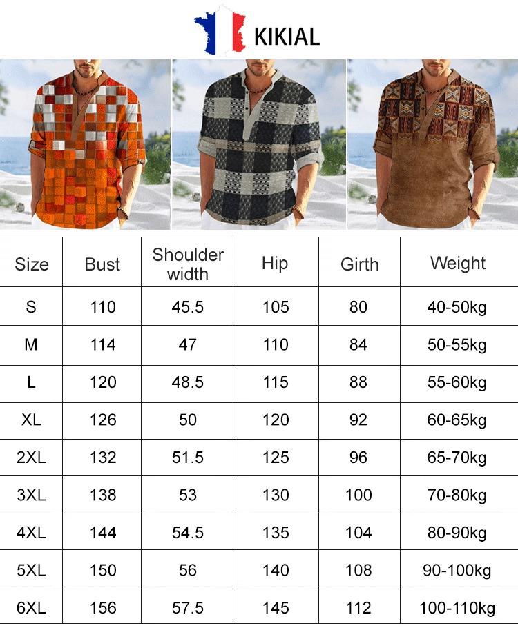 Colored 3D Printed Standing Collar Shirt(Buy 2 Free Shipping✔️)