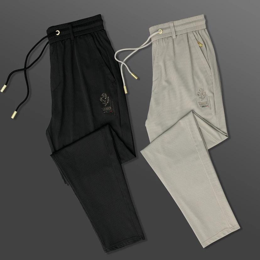 Men's Drawstring Elastic Ice Silk Casual Pants( Free Shipping✔️)