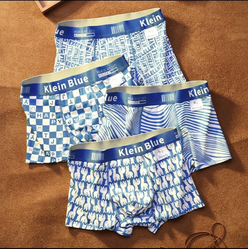 Men's Comfortable Letter Boxers Underwear