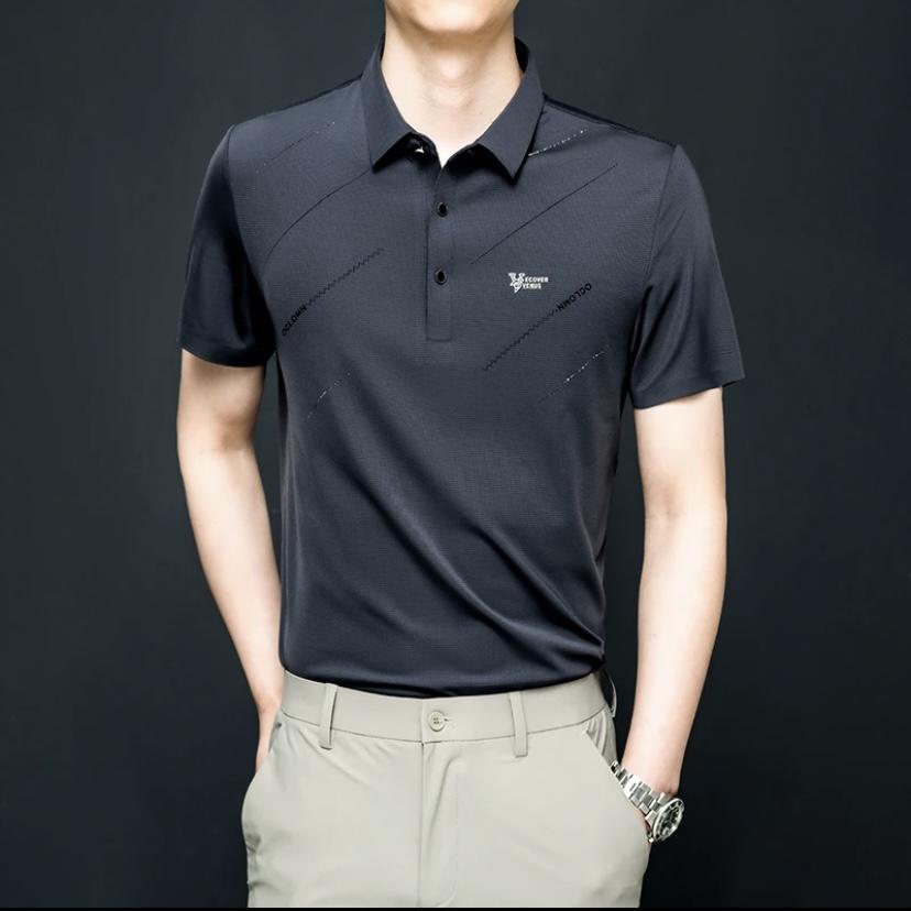 Men's Casual Sports Classic Short Sleeve Basic Polo