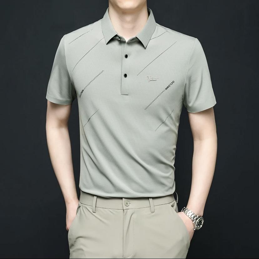 Men's Casual Sports Classic Short Sleeve Basic Polo