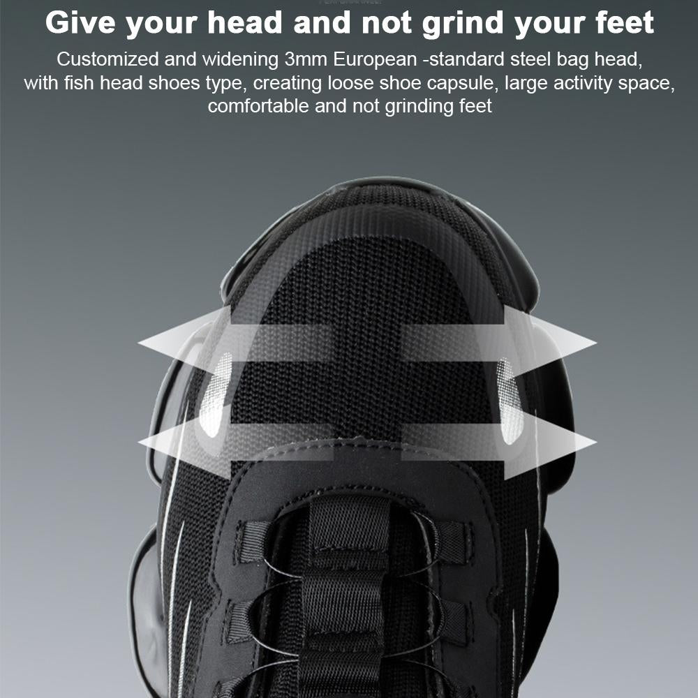 Men's Smash and Stab Resistant Work Safety Shoes