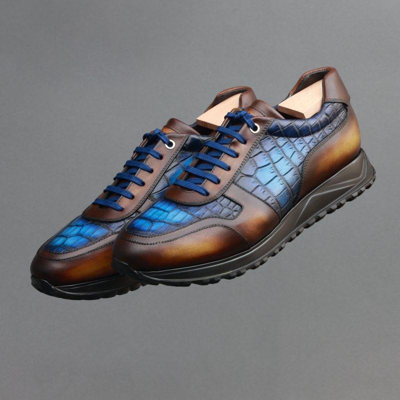 City II Bi-material Sneakers