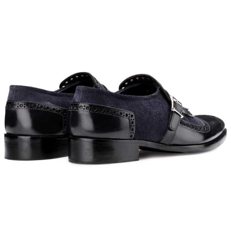 The Marco Dual Textured Kiltie Monkstrap Loafers