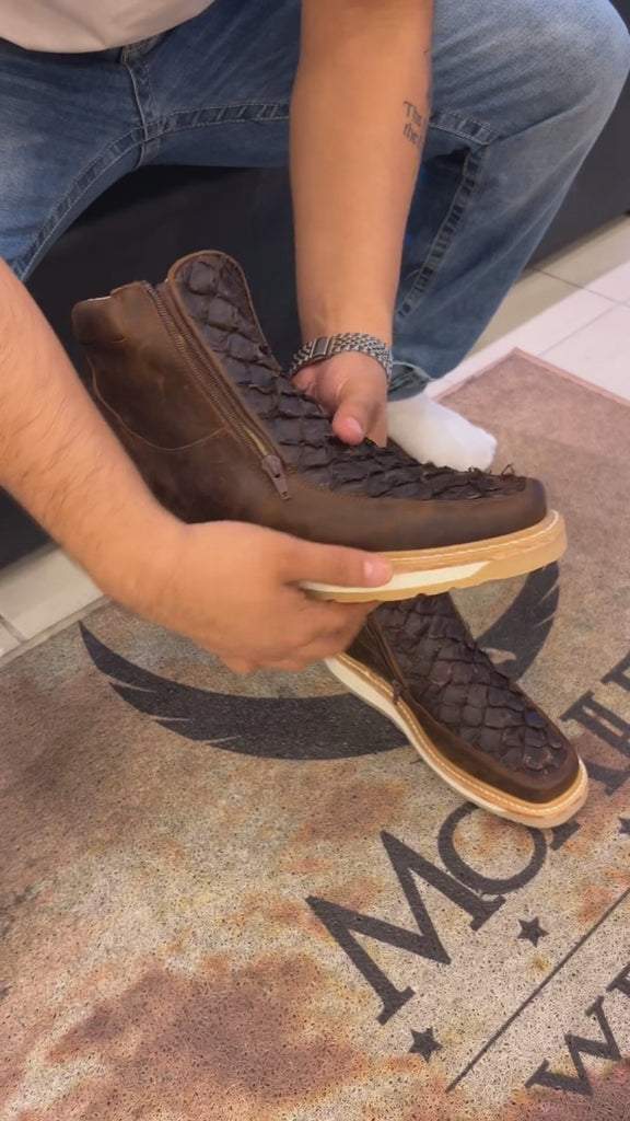 Tanner Mark Men's Sheridan Leather Boots