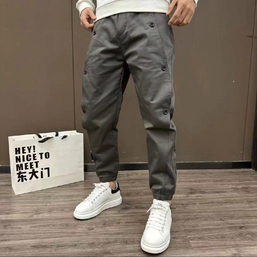 Men's Casual Button Pants