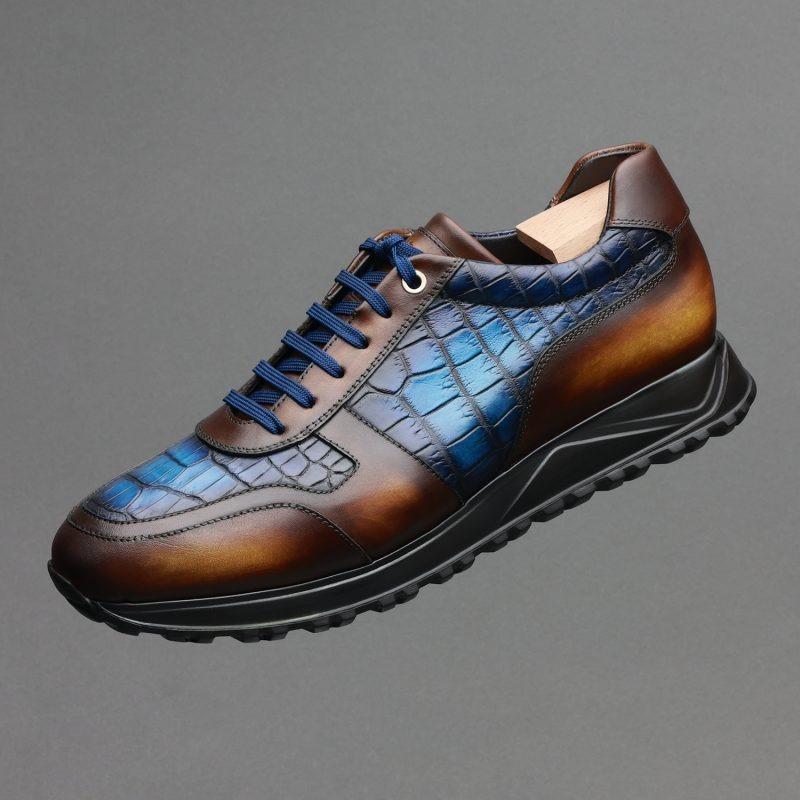 City II Bi-material Sneakers