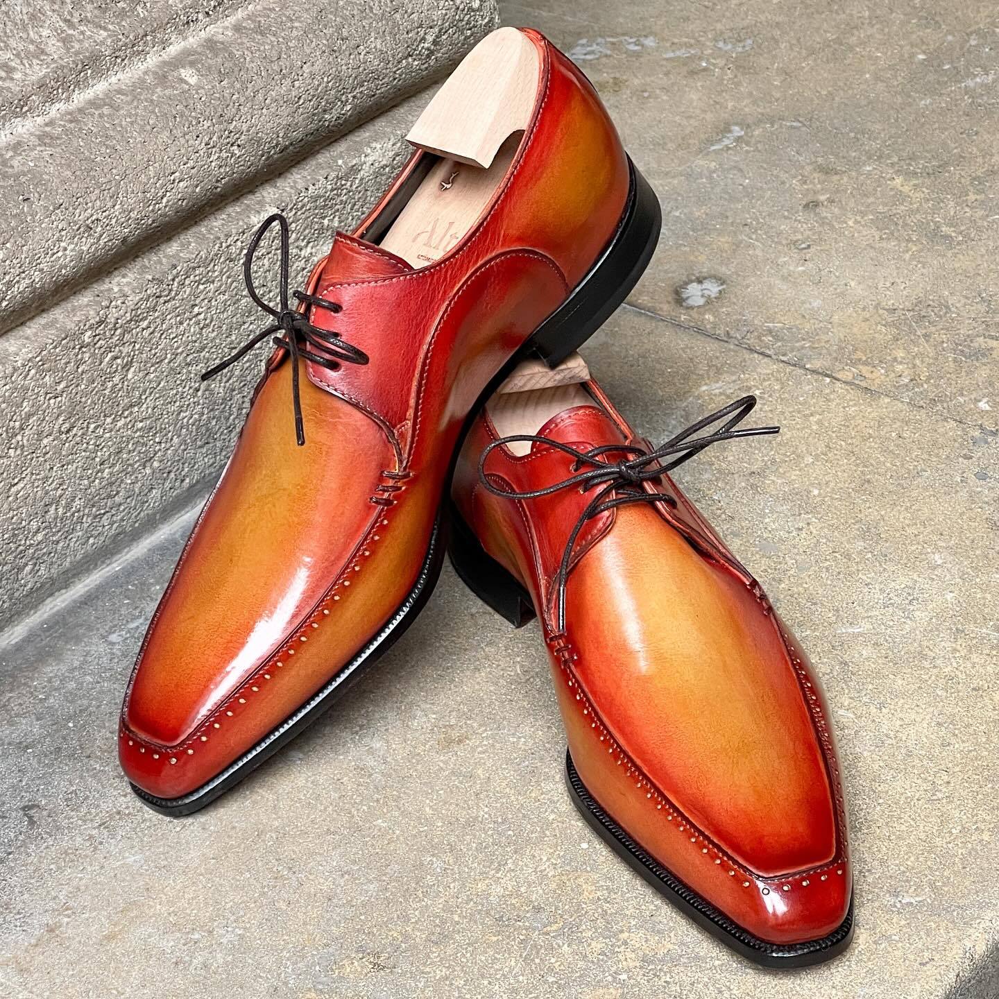 Derby 3 eyelets - Light Tan