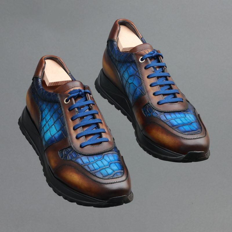 City II Bi-material Sneakers