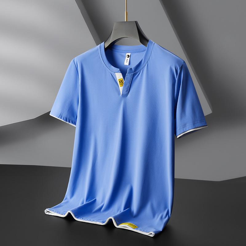 Men's Cooling Ice Round Neck T-Shirt