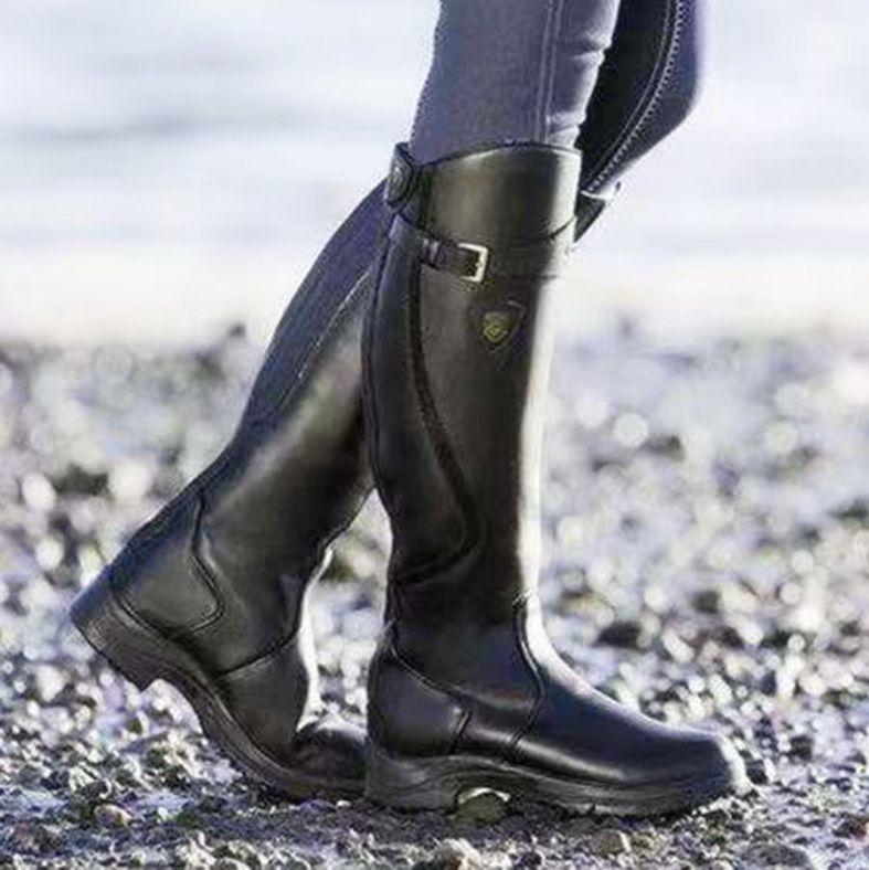 ⏰Last Day Promotion $4 OFF-Women's Waterproof High Riding Leather Boots-(Buy 2 Free Shipping✔️)