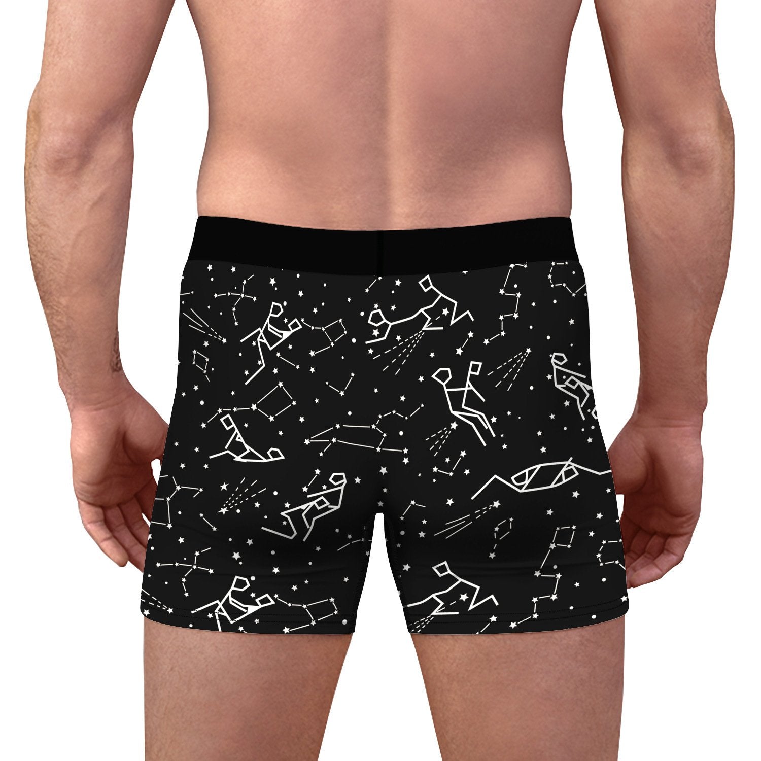 Men's Ice Silk Cow Print Boxer Briefs