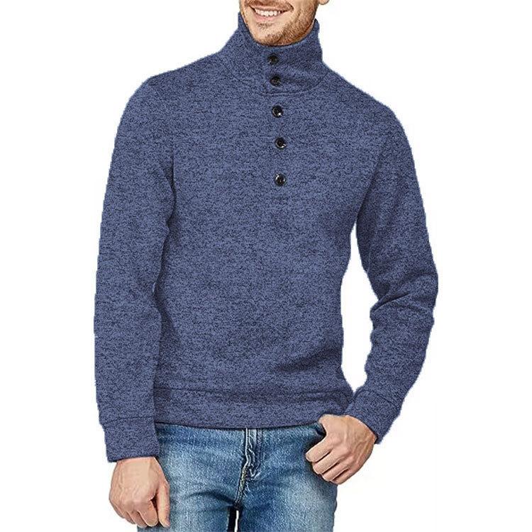 Men's Comfy Turtleneck Pullover Sweatshirt