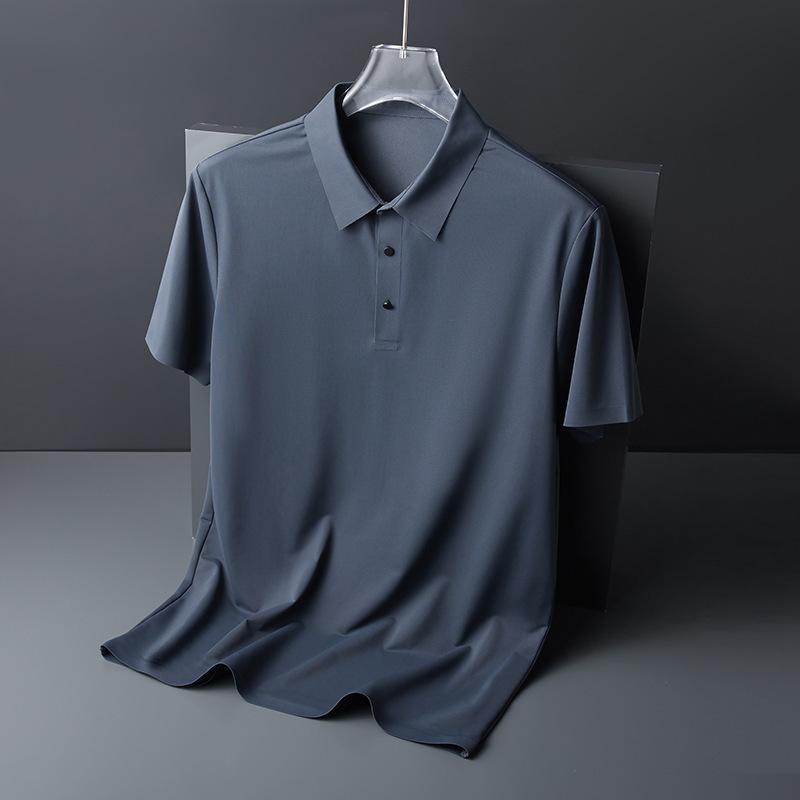 Men's Ice Silk Short Sleeve Polo Shirt
