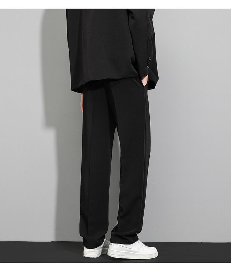 Summer Ice Silk Straight Leg Pants