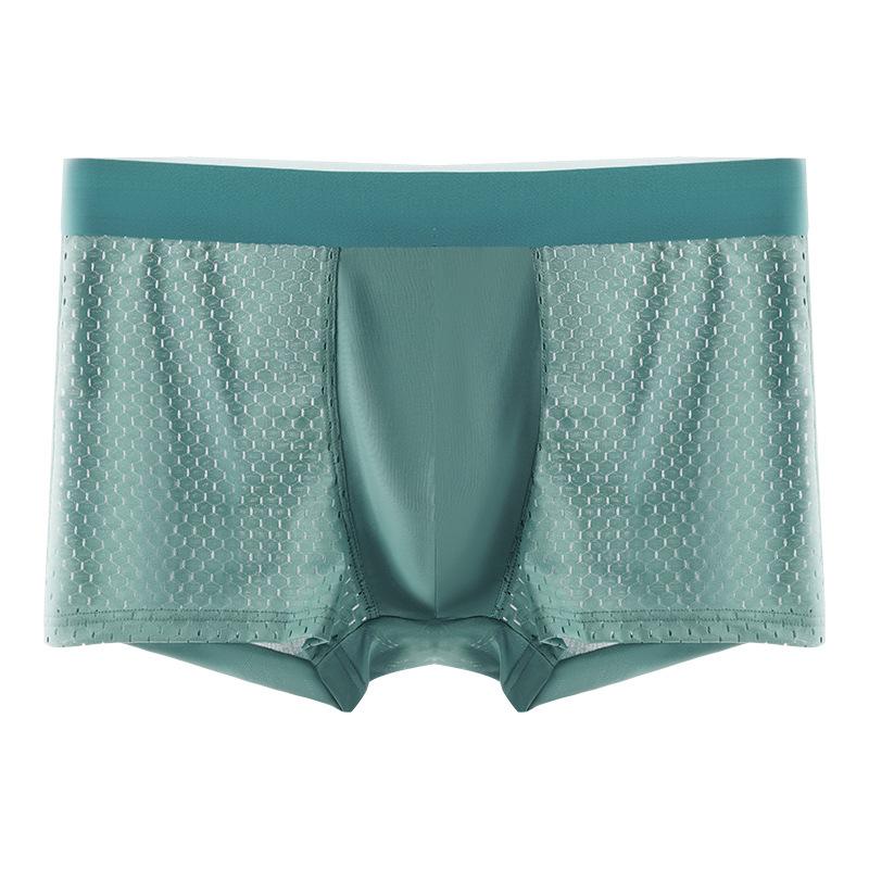 Men's Pure Color Basic Panties Boxers Underwear
